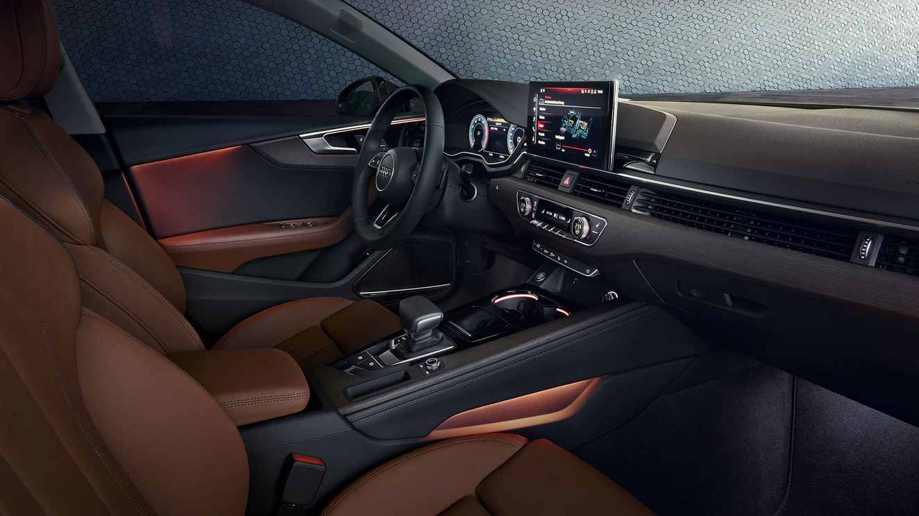 아우디 A5 Coupé 실내 공간 S 라인 디자인