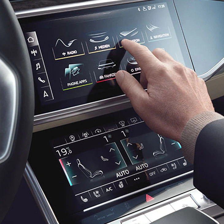 아우디 A6 고해상도 10.1인치 및 8.6인치 HD MMI 시스템