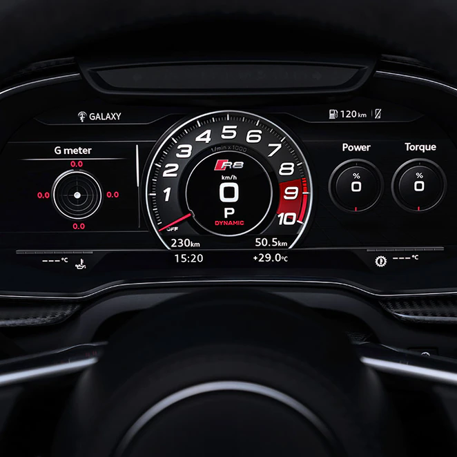 아우디 R8 V10 버추얼 콕핏